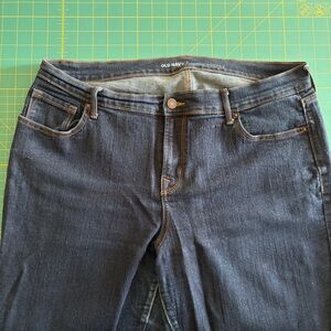 Old Navy Women's Medium Blue Curvy Skinny Jeans (14 Long)